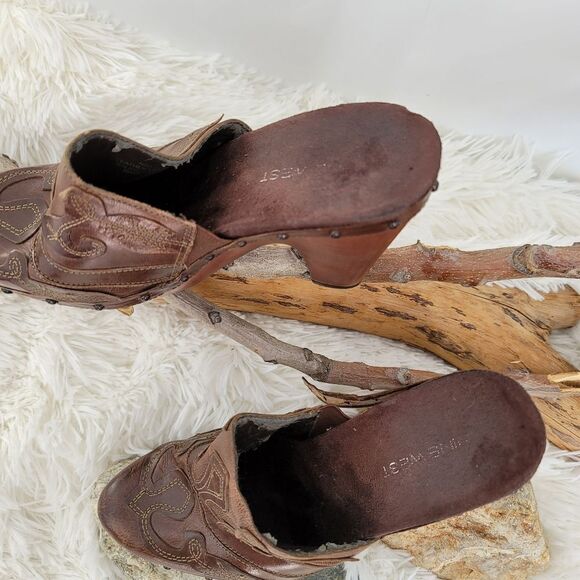 Nine west vintage y2k western clogs - Picture 4 of 14